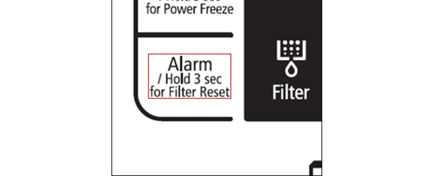Reset samsung filter indicator light نحوه ریست کردن چراغ فیلتر یخچال سامسونگ
