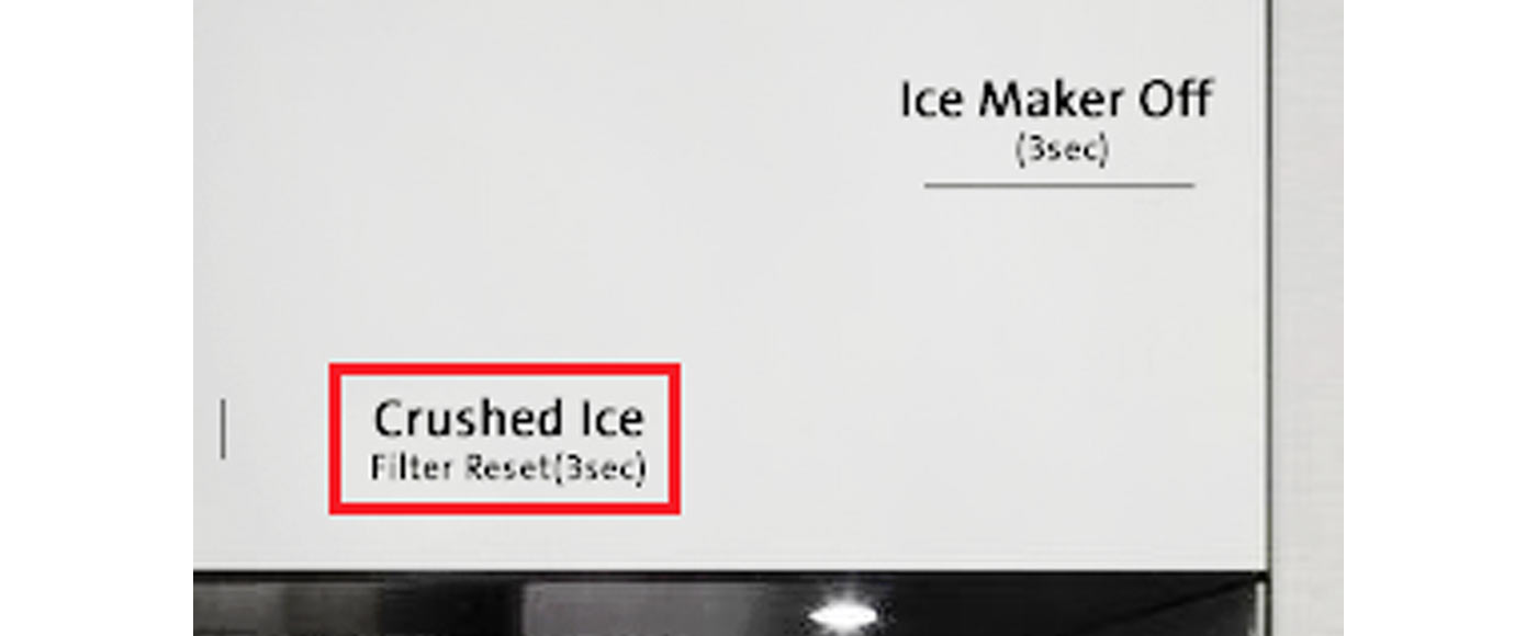 نگه داشتن کلید Crushed Ice